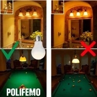 Daylight Polifemo LED bulb E27 5.9W dimmable Daylight Polifemo LED bulb E27 5.9W dimmable