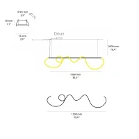 Beneito Faure Kaa Line suspension lamp