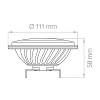 Lampo AR111 LED Lampadina G53 15W Alta Luminosità Lampo AR111 LED Lampadina G53 15W Alta Luminosità
