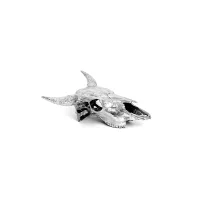 Seletti Wunderkammer bison skull in aluminum