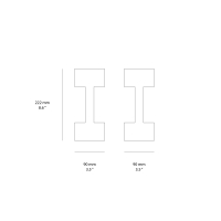 Seletti Lvdis Collection set of 2 marble dumbbells