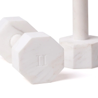 Seletti Lvdis Collection set of 2 marble dumbbells