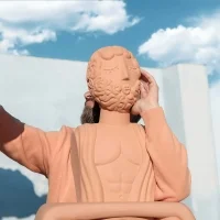 Seletti Magna Graecia busto in terracotta