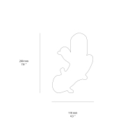 Seletti Mushroom & Snails appendiabiti cactus