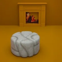 Gufram Pietre Basalt Gray tavolino