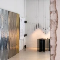 Penta Misty blown glass suspension lamp