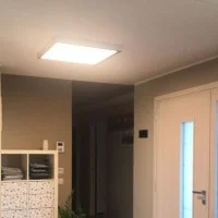 Lampo KIT Cornice Bianca Per Pannello 220x220mm LED Montaggio A