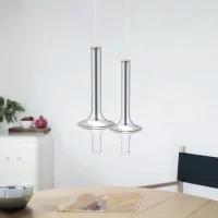Penta Wonder blown glass suspension lamp