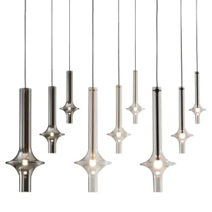 Penta Wonder blown glass suspension lamp