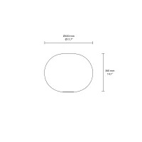 Flos ricambio diffusore per Glo-Ball D450