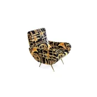 Seletti Toiletpaper armchair wood upholstered Seletti Toiletpaper armchair wood upholstered