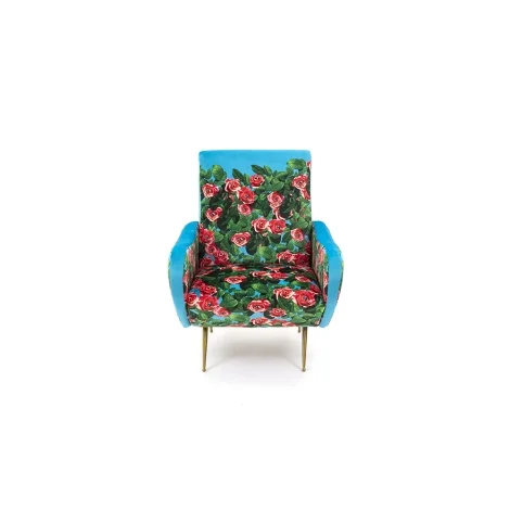 Seletti Toiletpaper poltrona legno imbottito