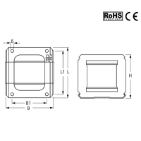 TCI Ballast Ferromagnetico 400W HS e HI Lampade Sodio e Ioduri
