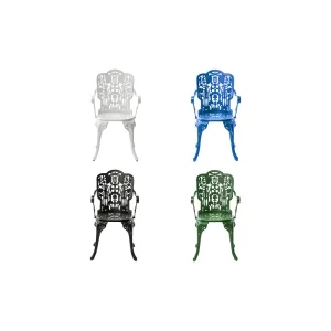 Seletti industry Collection Studio Job poltroncina in alluminio
