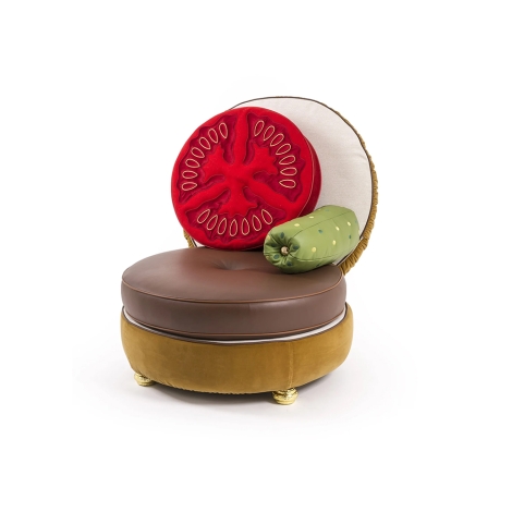 Seletti Burger poltrona imbottita