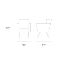 Seletti Toiletpaper poltrona legno imbottito