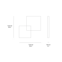 Wever & Ducrè Venn lampada led da parete e soffitto