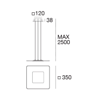 Linea Light Aruba lampada a sospensione