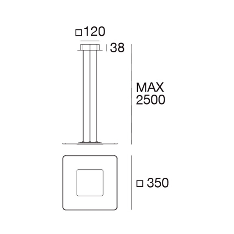 Linea Light Aruba lampada a sospensione