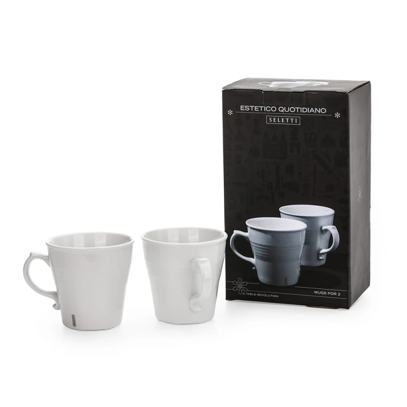 Seletti Estetico Quotidiano glass mug set Seletti Estetico Quotidiano glass mug set