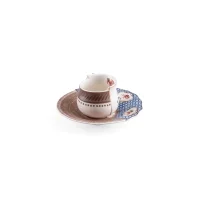 Seletti Hybrid 2.0 coffee cup with plate