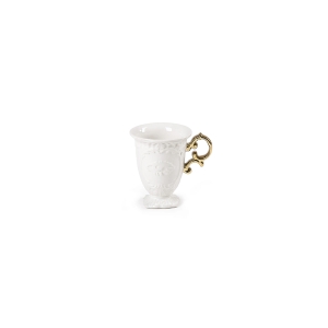 Seletti I-Wares Gold porcelain mug