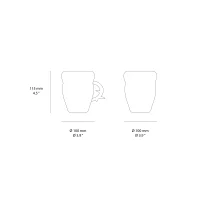 Seletti I-Wares Gold porcelain mug