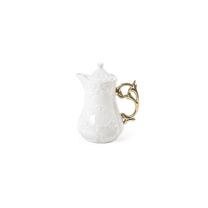 Seletti I-Wares Gold porcelain teapot