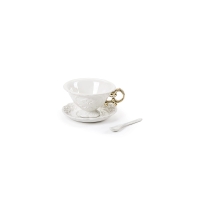 Seletti I-Wares Gold set da te' in porcellana