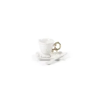 Seletti I-Wares Gold set da caffe' in porcellana