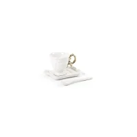 Seletti I-Wares Gold porcelain coffee set
