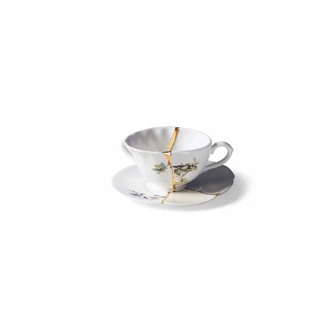 Seletti Kintsugi tea set with plate