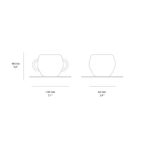 Seletti Kintsugi tea set with plate