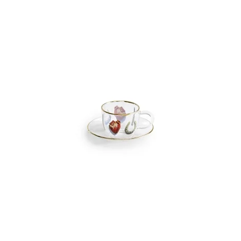Seletti Toiletpaper set caffe in vetro
