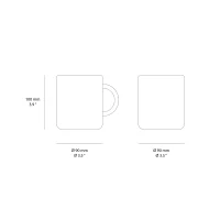 Seletti Toiletpaper tazza smaltata