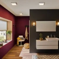 Lampo KIT Cornice Bianca Per Pannello 115x115mm LED Montaggio A