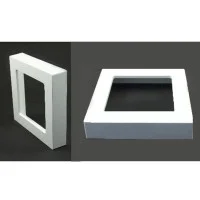 Lampo KIT Cornice Bianca Per Pannello 115x115mm LED Montaggio A