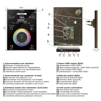 Iguzzini Pannello di controllo DMX Wired Touch 512 Iguzzini Pannello di controllo DMX Wired Touch 512