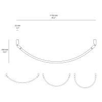 Estiluz Arco suspension lamp
