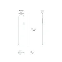 Zafferano Filo floor lamp