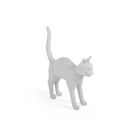 Seletti Blow Cat white floor lamp