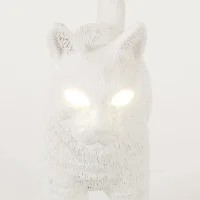 Seletti Blow Cat white floor lamp
