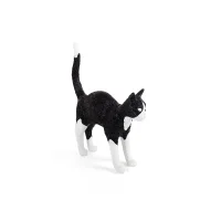 Seletti Blow Cat floor black and white lamp
