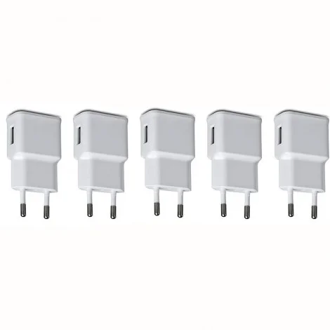 Universal USB 5V 2A Charger Adapter Wall ITA Plug White