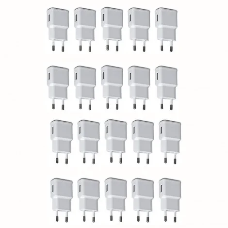 Universal USB 5V 2A Charger Adapter Wall ITA Plug White