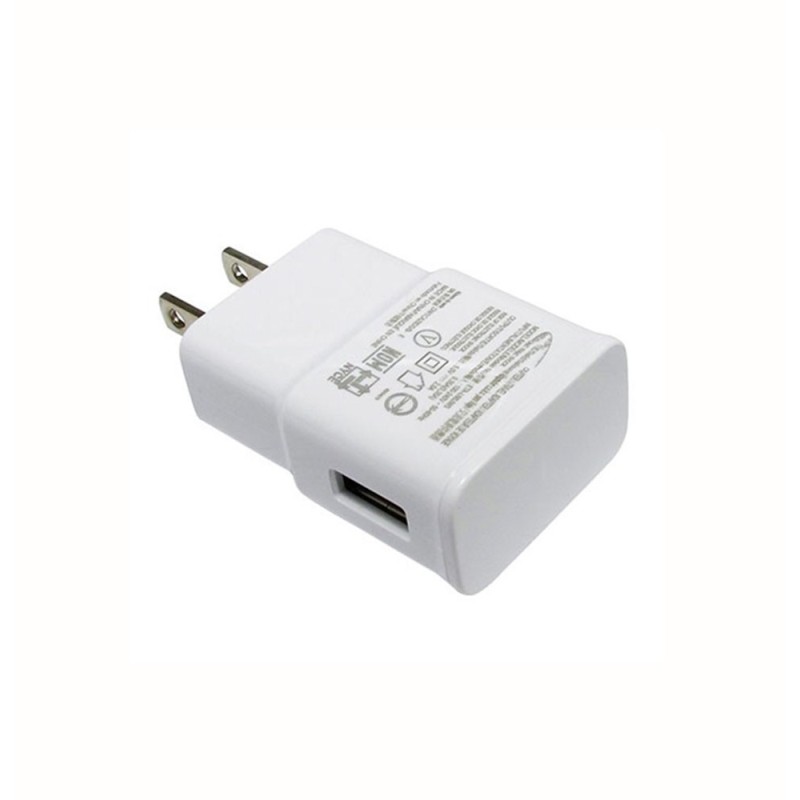 Universal USB 5V 2A Charger Adapter Wall USA Plug 100-240V White