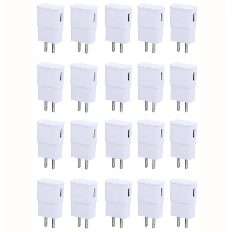 Universal USB 5V 2A Charger Adapter Wall USA Plug 100-240V White Universal USB 5V 2A Charger Adapter Wall USA Plug 100-240V White