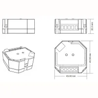 Interfaccia Zigbee 3.0 Dimmer Controllo Intelligente Segnale Interfaccia Zigbee 3.0 Dimmer Controllo Intelligente Segnale