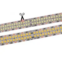 Lampo Strip Striscia LED Doppia 3528 480led/m 24V 38.4W/mt