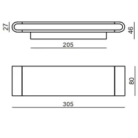 Linea Light Satori lampada da parete